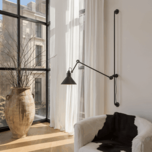 Black Rizzatto Swing Arm Wall Light