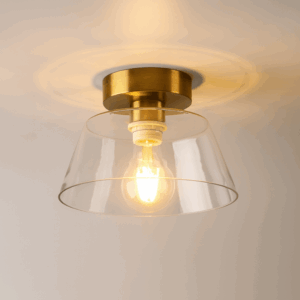 Alternative view of VetroGlow Modern Glass Ceiling Light