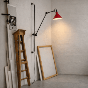 Alternative view of Red Rizzatto Swing Arm Wall Light